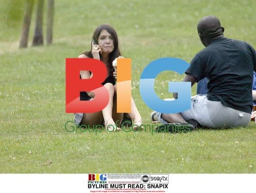 Kate Moss and friends in the park