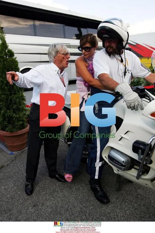 Bernie Ecclestone Gives Wife Slavica Motorbike Instructions