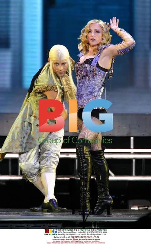 Madonna Performing at 'Re-Invention' Tour
