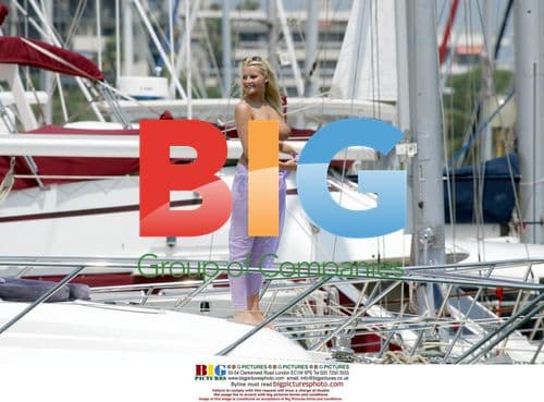 Michelle Marsh Topless on Boat in France