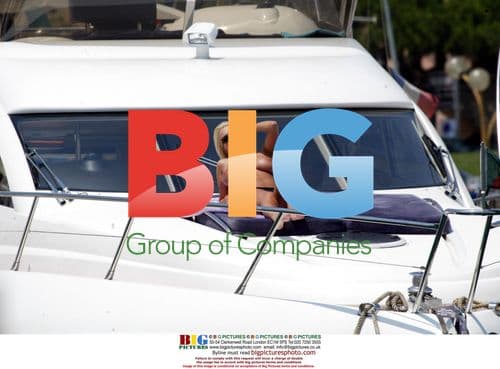 Michelle Marsh Sunbathing Topless on Boat