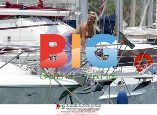 Michelle Marsh Topless on Boat
