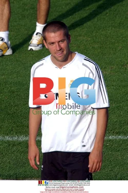 Beckham and Owen at Real Madrid Training