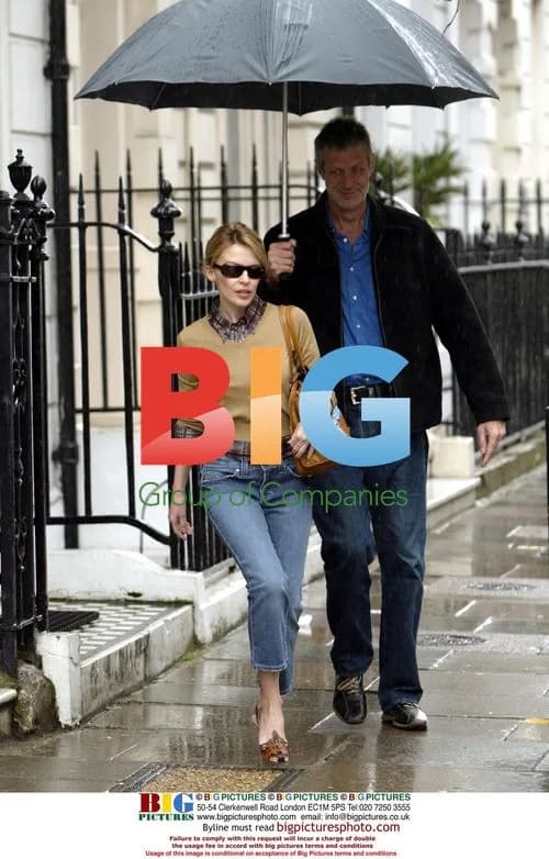 Kylie Minogue Leaving Clinic in London
