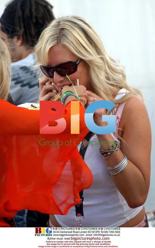 Abi Titmuss at V Festival 2004