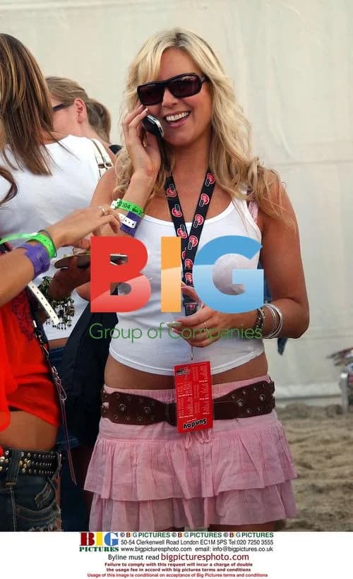 Abi Titmuss at V Festival 2004