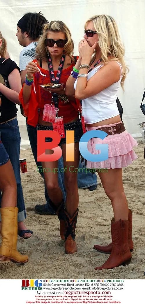 Abi Titmuss at V Festival 2004