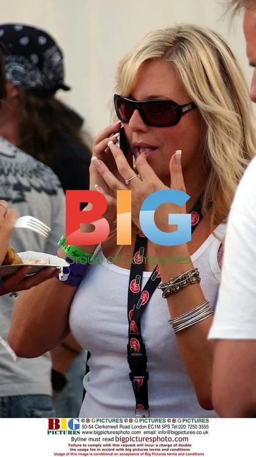 Abi Titmuss at V Festival 2004