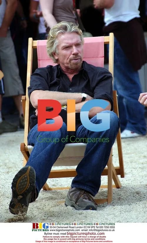 Richard Branson at V Festival 2004
