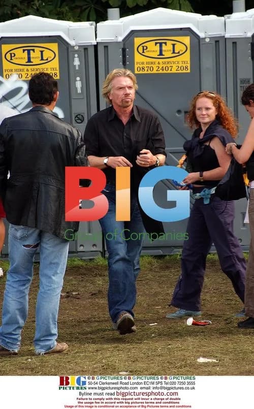 Richard Branson at V Festival 2004