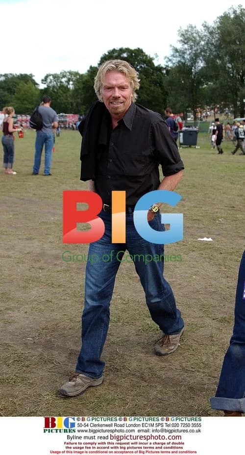 Richard Branson at V Festival 2004