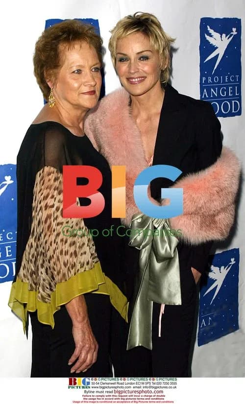 Sharon Stone and mother at Angel Awards