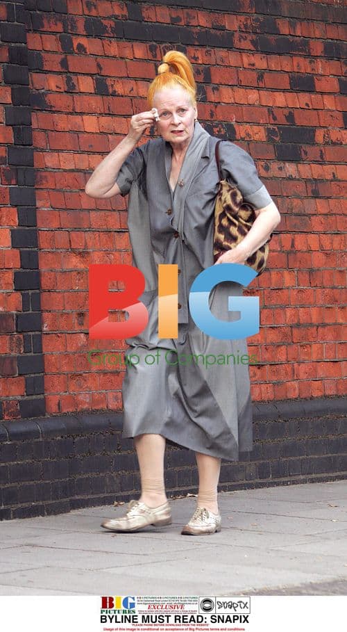 Vivienne Westwood Out in North London