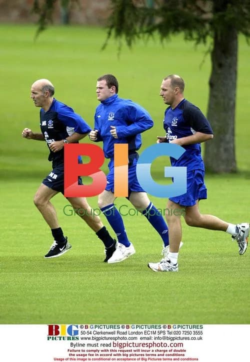 Wayne Rooney Jogging After Scandal