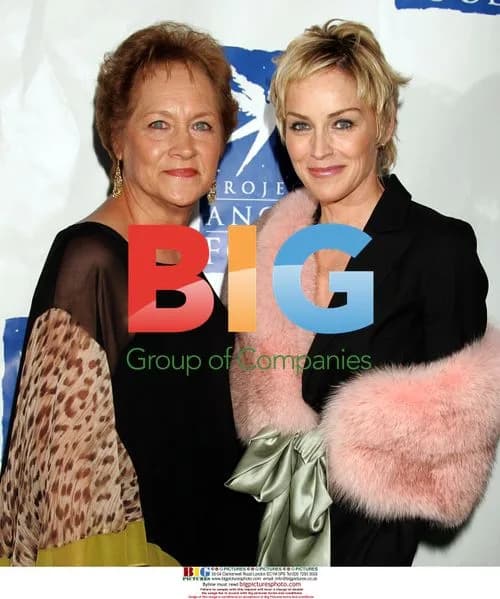 Sharon Stone and Mom at Angel Awards