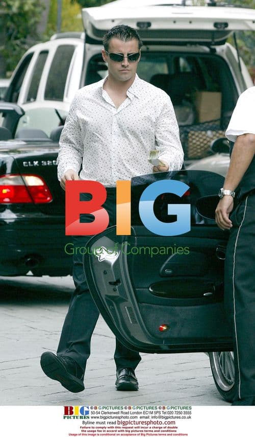 Matt Leblanc Leaving Beverly Hills Hotel