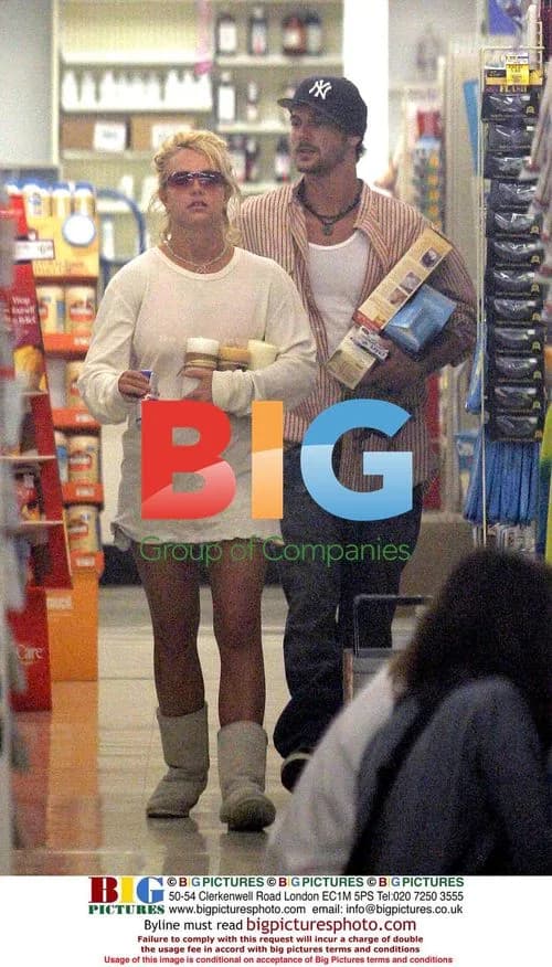 Britney Spears and Kevin Federline Shopping