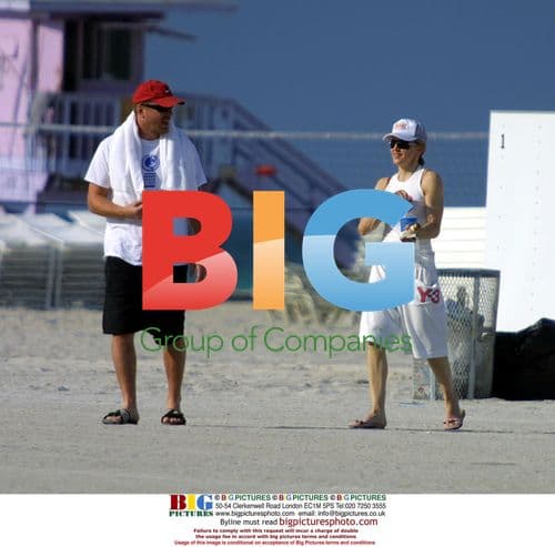 Madonna and Guy Ritchie at Miami Beach