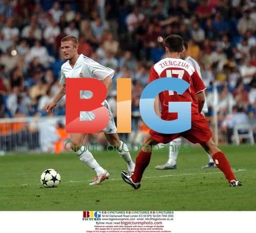 David Beckham Playing for Real Madrid
