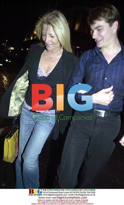 Gaby Roslin leaving The Ivy