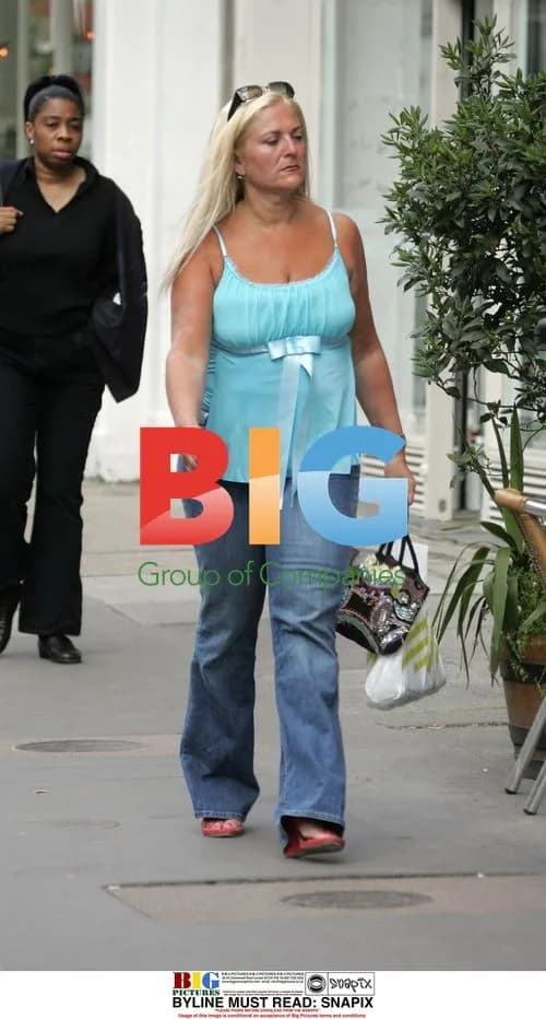 Vanessa Feltz Seen Shopping in London