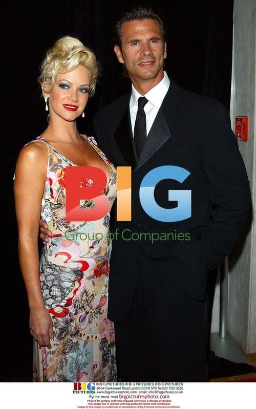 Barbara Moore and Lorenzo Lamas at Imagen Awards