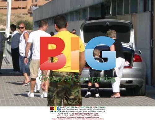 David Beckham Leaves Real Madrid Training