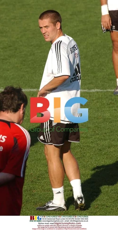 Beckham, Owen, Salgado and Helguera at Real Madrid Training