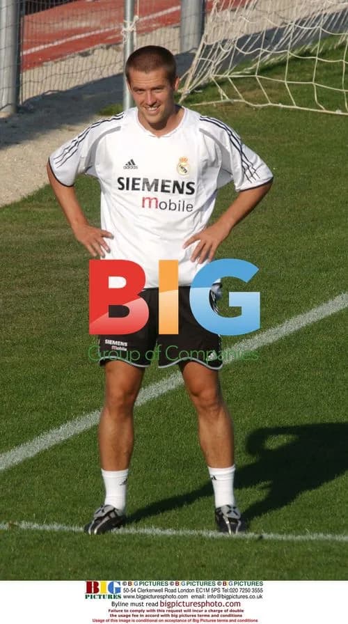 Beckham, Owen, Salgado and Helguera Train