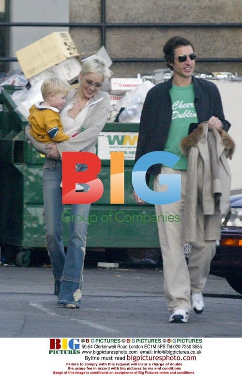 Sharon Stone out with son and boyfriend