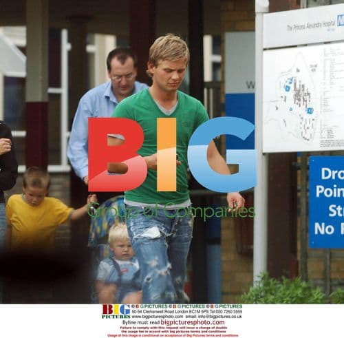 Jeff Brazier visits Jade Goody in hospital