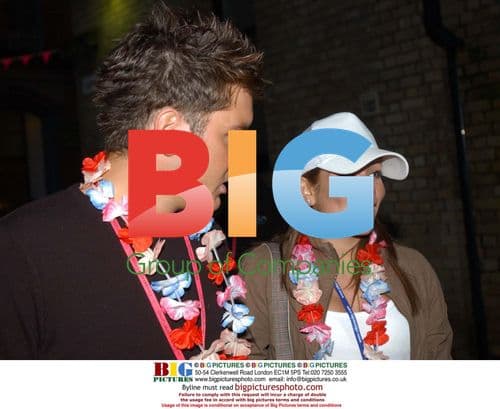 Brian Dowling and Nicky Sanderson at Manchester Pride 2004