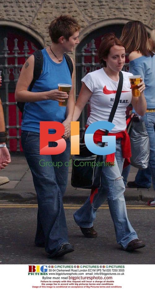 Big Brothers Kitten Pinder at Manchester Pride 2004