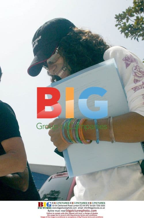 Halle Berry leaving a restaurant in West Hollywood