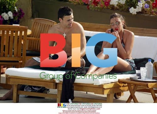 Michelle Heaton and Andrew Scott Lee Pool Day