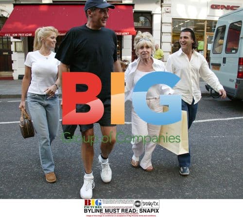 Barbra Winsor, Scott Mitchell, Dale Winton, and Daniella Westbrook