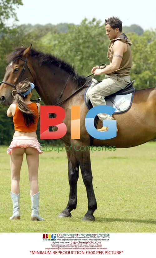 Jordan and Peter Andre Horseback Ride