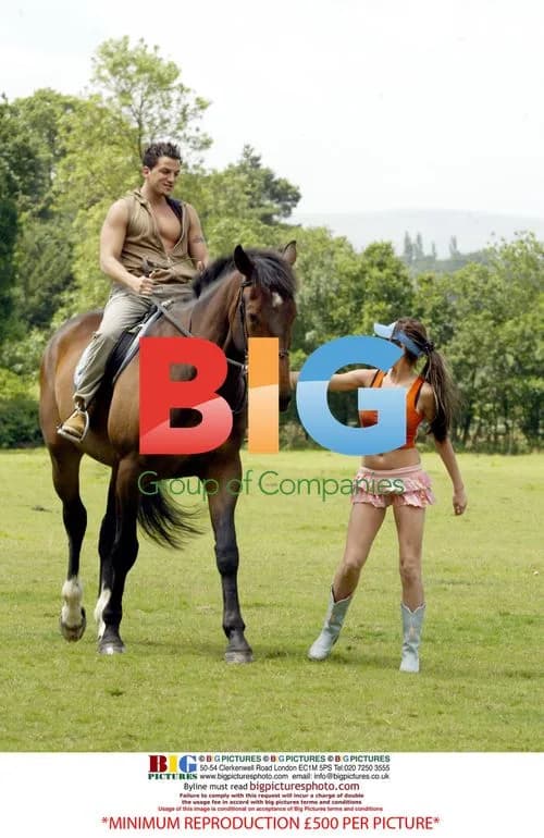 Jordan and Peter Andre Horse Ride