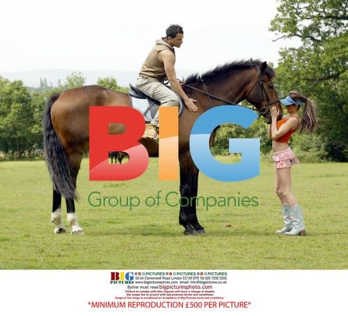 Jordan and Peter Andre Horseback Ride