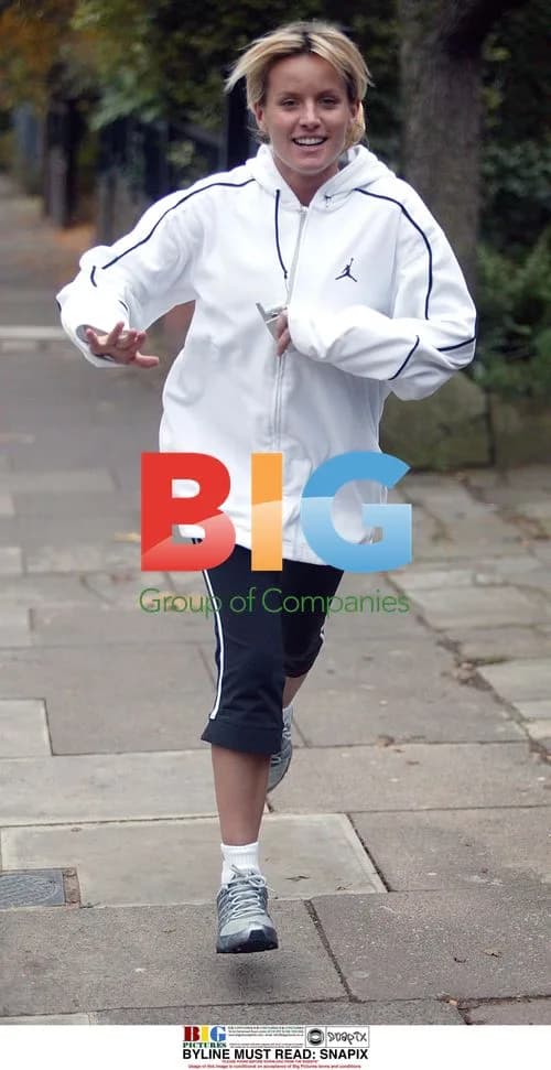 Actress Davinia Murphy Jogging in London