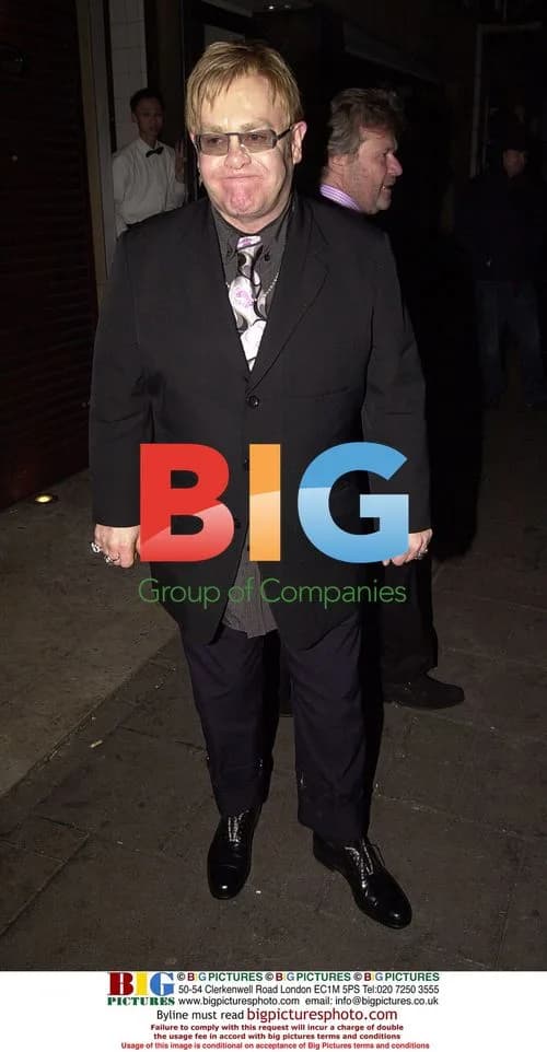 Elton John and David Furnish at Tamarind Restaurant