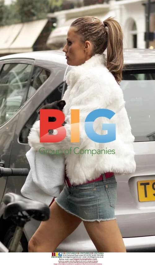 Katie Price with her puppy