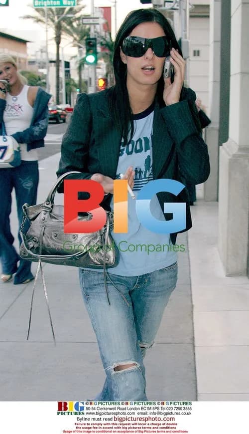 Paris and Nicky Hilton Shopping in Beverly Hills