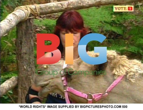 Models Sophie Anderton and Janet Street Porter on "I'm A Celebrity" Bush Tucker Trial