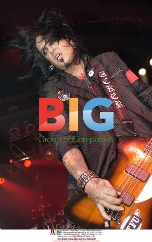 Nikki Sixx of Motley Crue Performing