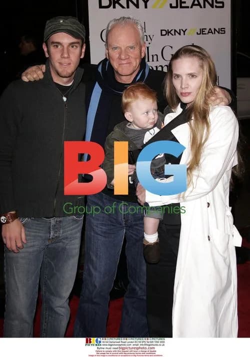 Malcolm McDowell & Family at 'In Good Company' Premiere