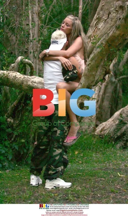 Emma b and Brian Harvey in Australia