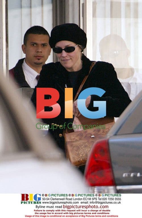 Sharon Stone Reveals New Henna Tattoos in Beverly Hills