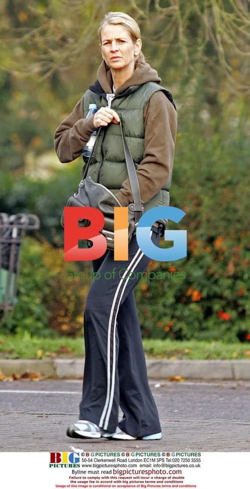 Ulrika Jonsson Arrives at Local Gym