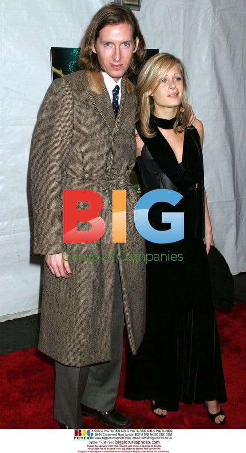 Wes Anderson and Tara Subkoff at Life Aquatic Premiere